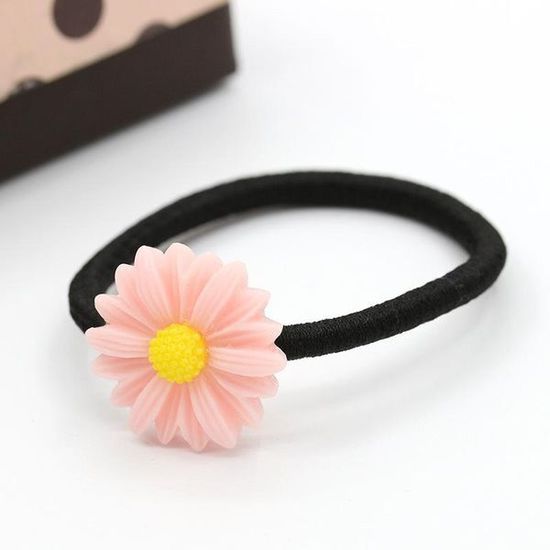 Pink Daisy Hair Bobble