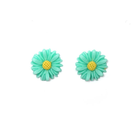 Turquoise Daisy Flowers