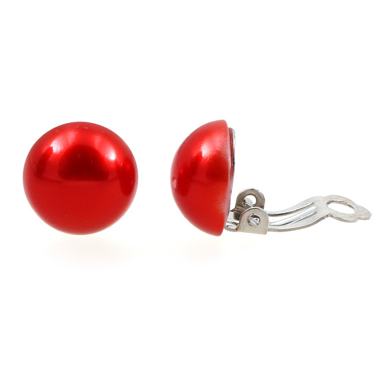 Red flat back pearl-style