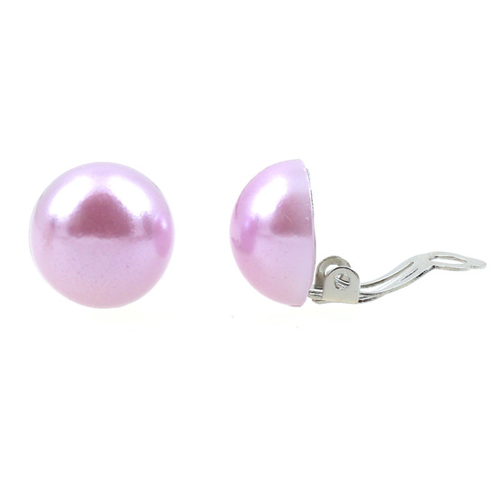 Lilac flat back pearl-style