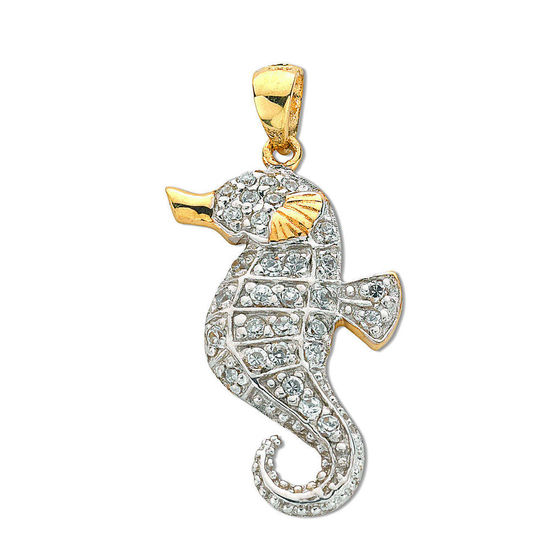 Seahorse with CZ