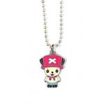 Bear in pink hat pendant necklace (Chain approx. 58 cm in length)